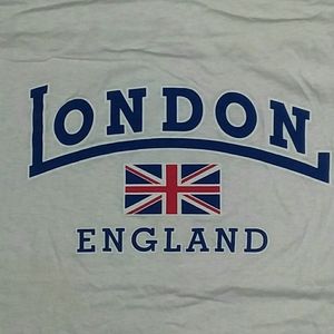 Vintage London England Union Jack t shirt XL